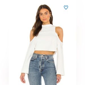 Superdown Chrissy Cutout Top XS White